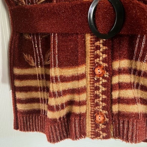 Vintage K-Lite embroidered shimmer sweater- Size M - Picture 3 of 7